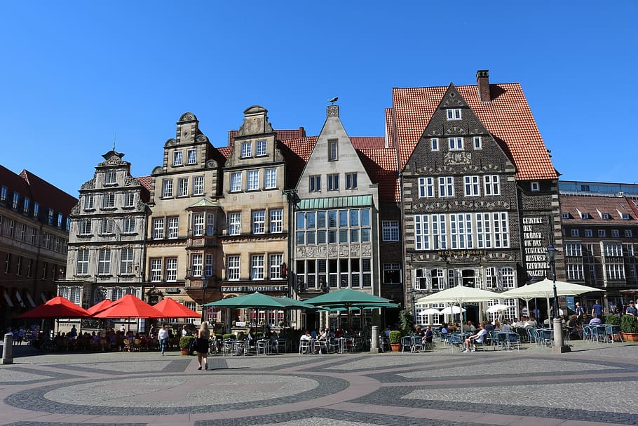 bremen, marketplace, old town, historic home, places of interest, old building, parlor, old houses, becks on market, architecture