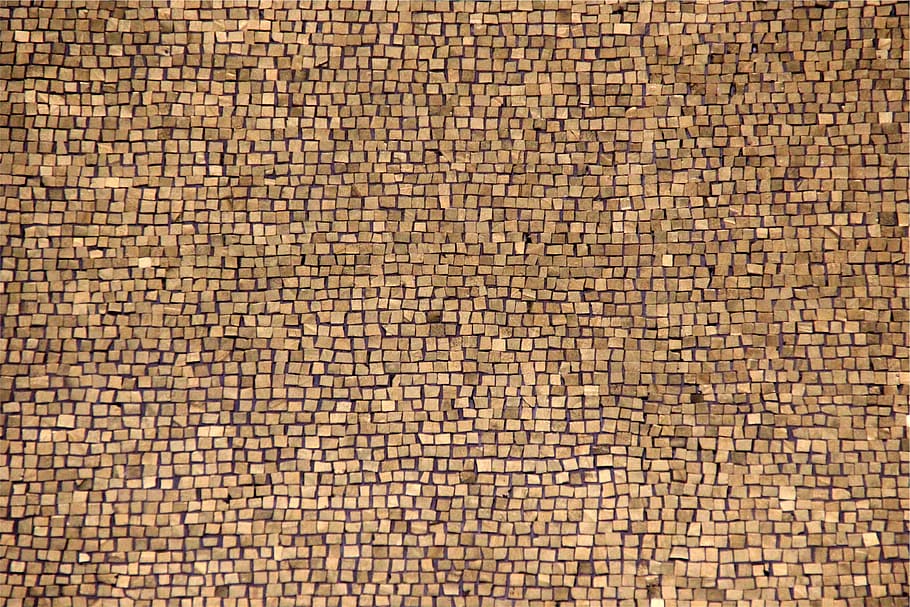 茶色の材木ロット, 茶色, 木製, ブロック, 石畳, パターン, テクスチャ, 背景, ブランク, ラフ