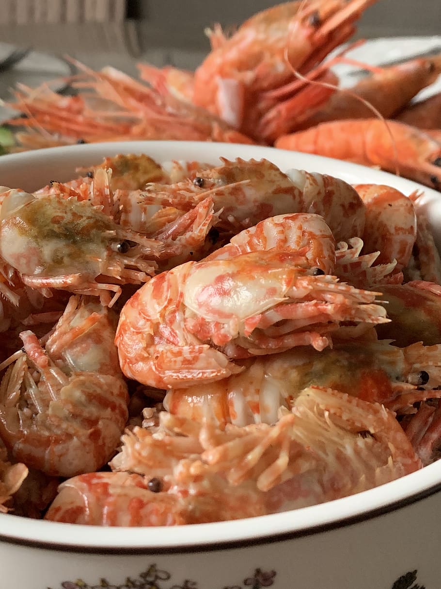 shrimps, seafood, dinner, prawns, prawn, meal, food, food and drink, freshness, crustacean