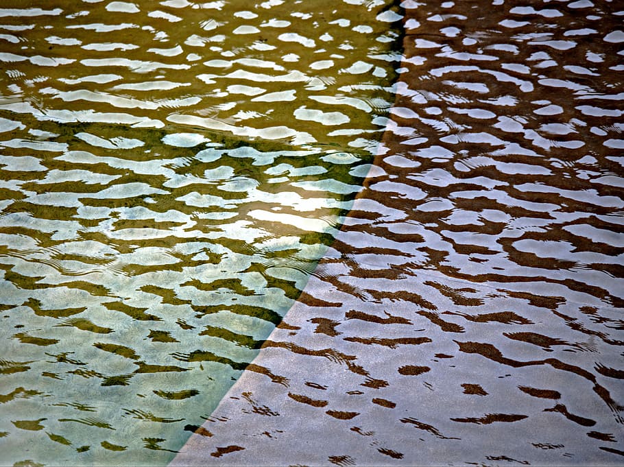 Ripple, Water, Surface, Pattern, Wave, water, surface, abstract, shadow, contrast, light