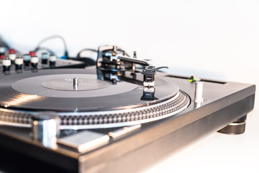 turntable, vinyl, record player, analog, celebrate, record, dj, music, arts culture and entertainment, equipment