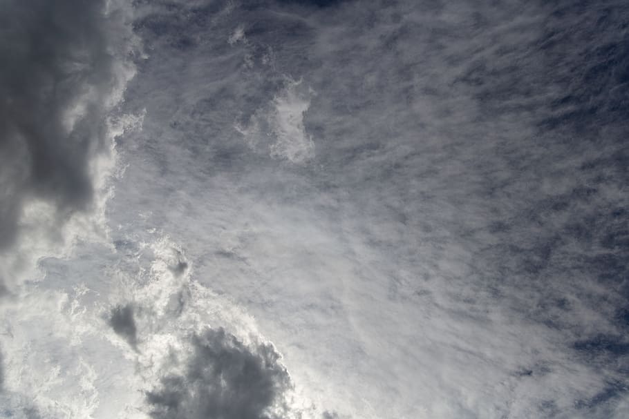 kontras, awan-awan, langit, alam, di luar rumah, lingkungan Hidup, iklim, murung, angin, cuaca