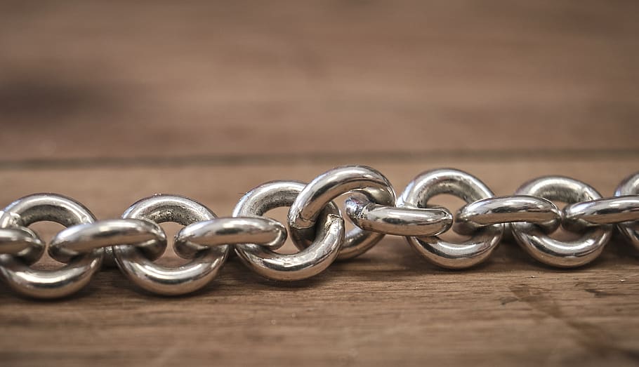 chain, silver, links of the chain, goldsmith, silver jewelry, jewellery, hand labor, metal, strength, steel