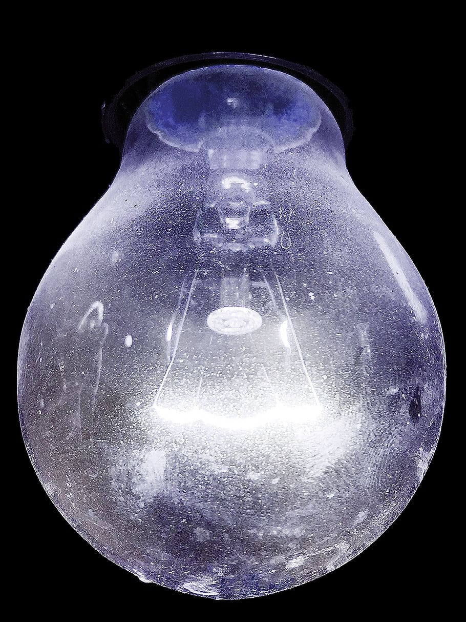light bulb, pear, colorful, glass, lamp, electronics, light, energy, bulbs, illuminated
