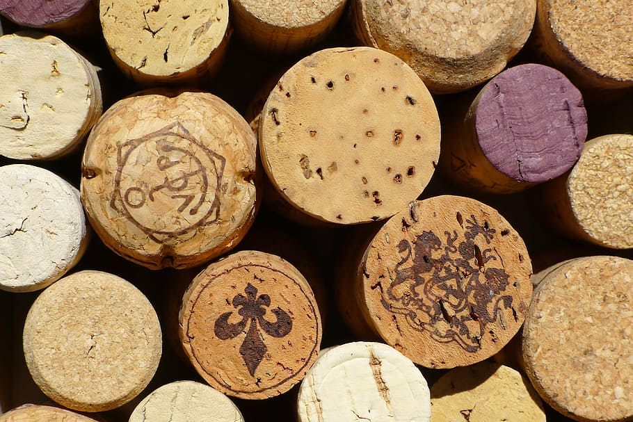 lote de cortiça, cortiça, vinho, adega, vermelho, macro, madeira, padrão, textura, rolha de vinho