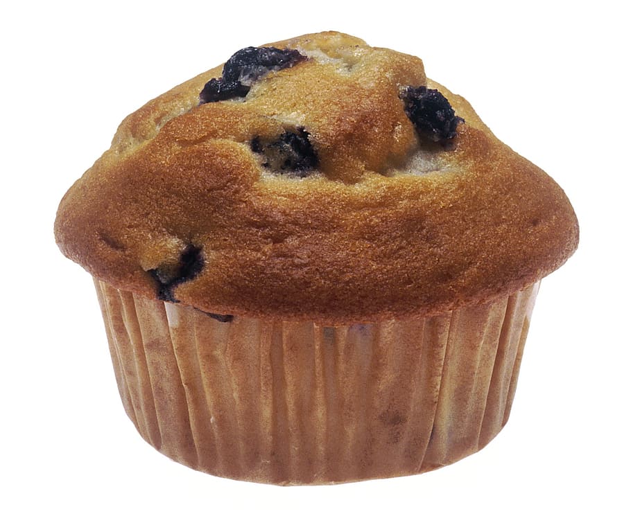 raisin muffin, muffin, blueberry, baked, snack, fresh, food, sweet, tasty, cake