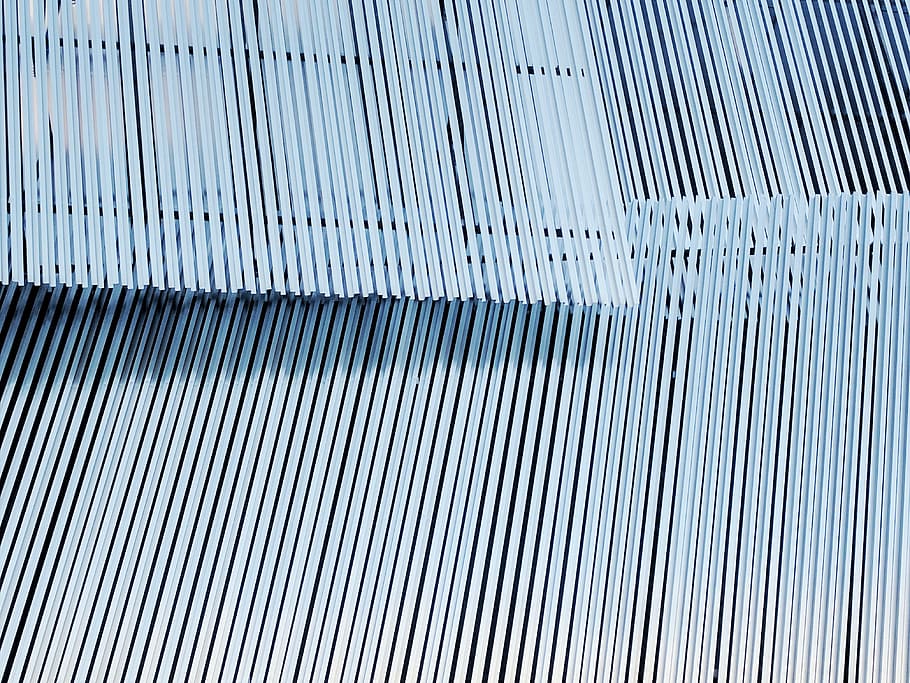 close-up, galvanized, sheet iron, metal, steel, abstract, backgrounds, pattern, striped, textured