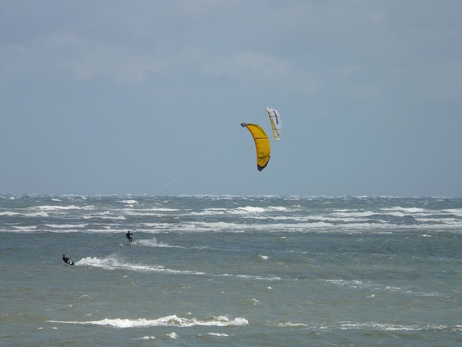 Kite Surfing, agua, deportes, deportes acuáticos, kiteboarding, kitesurf, deportes de tendencia, mar, olas, viento