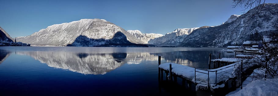 landscape photography, lake, mountain, hallstatt, upper austria, salzkammergut, austria, hallstätter lake, hallstättersee lake, world heritage