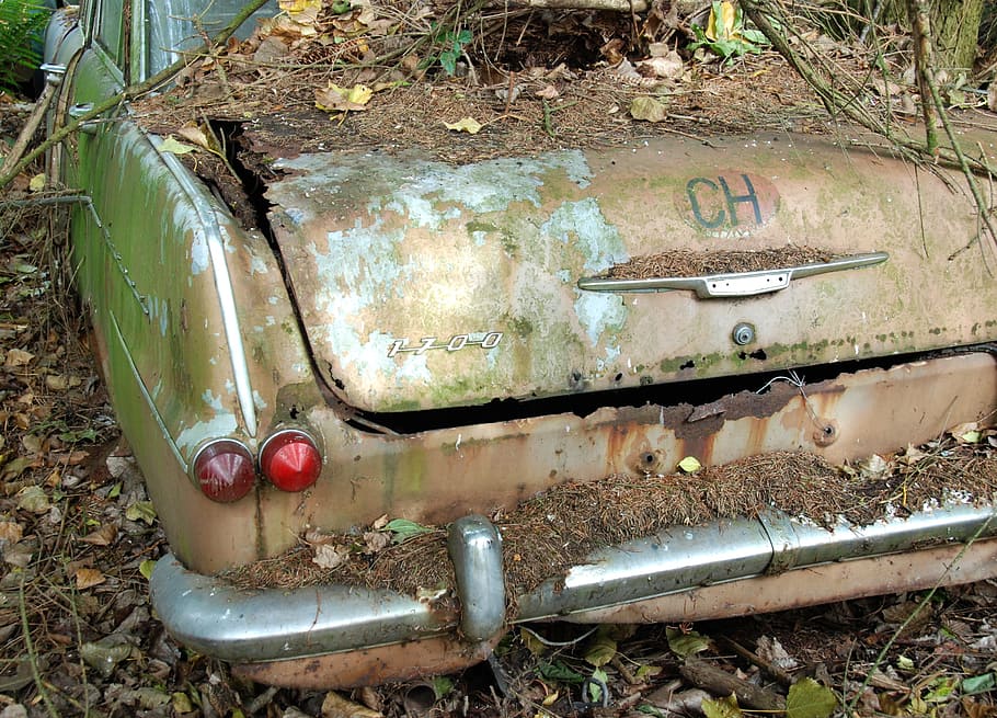 Car, Cemetery, Auto, Old, Weathered, car cemetery, discarded, history, day, outdoors