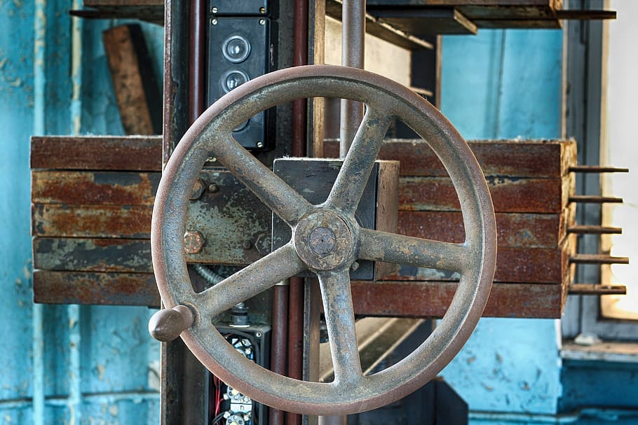 Crank, Wheel, Rotary, crank wheel, rotary wheel, meachanik, handwheel, machine, old, old-fashioned