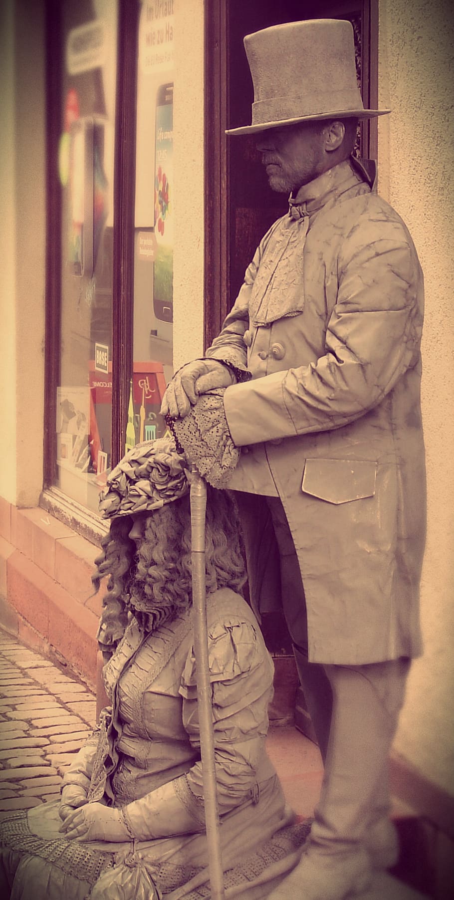 marburg, statue, human, figure, personal, upper town, old, clothing, real people, people