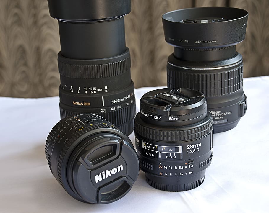Electronics, Photography, Lens, 50mm, 28mm, telephoto, zoom lens, digital, glass, nikon
