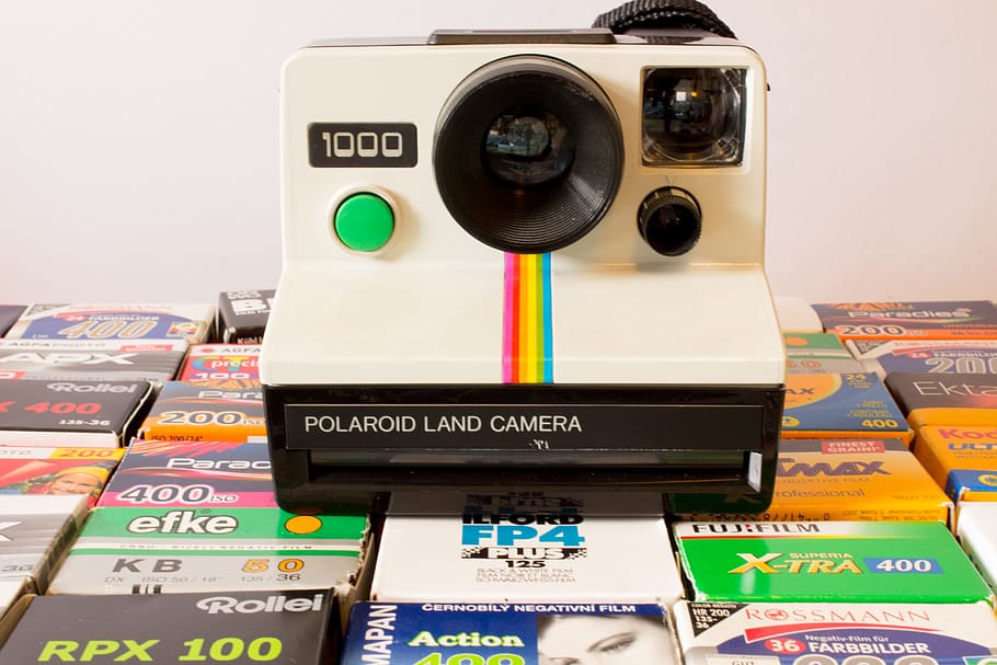 Polaroid, Camera, Analog, Photo, Retro, polaroid, camera, old, photography, nostalgia, instant
