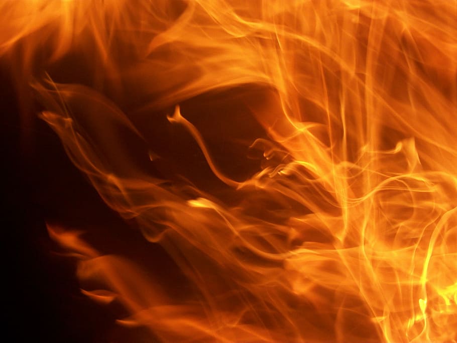 ilustrasi api oranye, menari, api, api menari, berapi-api, bola api, menelan, membakar, bara, bon api