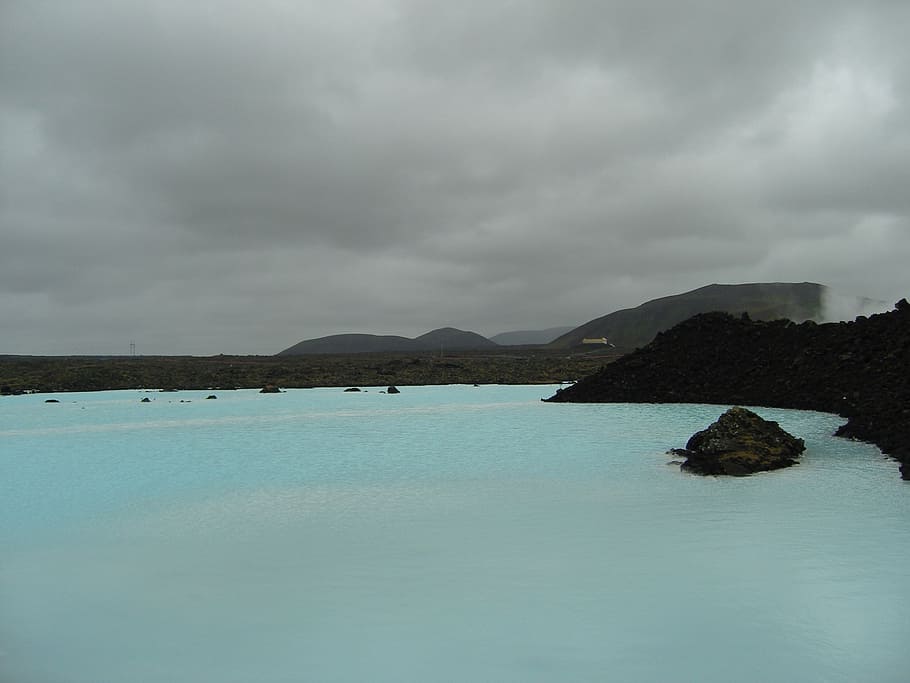laguna azul, islandia, turquesa, naturaleza, atmosférico, aguas, descanso, térmica, spa, fuente