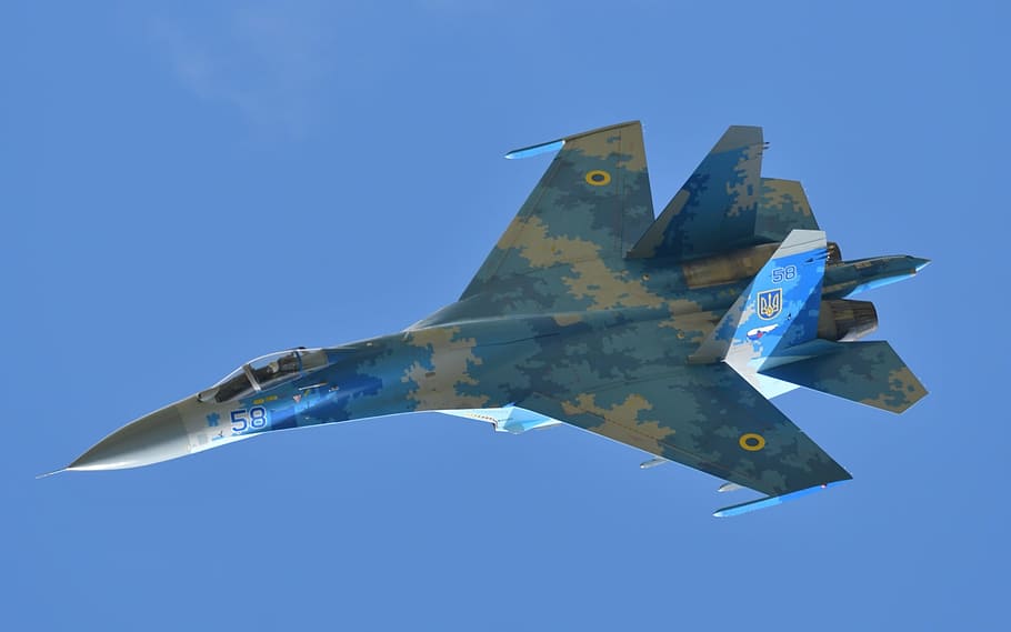Airplane, Jet, Fighter, Flanker, Airshow, jet, fighter, military, sukhoi, su-27, aircraft