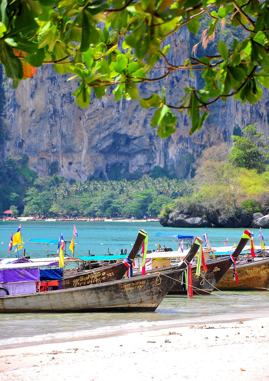 thailand, krabi, nature, island, summer, landscape, travel, beach, tourism, andaman