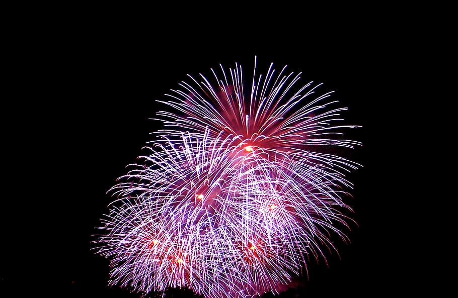fireworks illustration, fireworks, night, ad, lighting, pyrotechnics, light, celebration, hell, festival