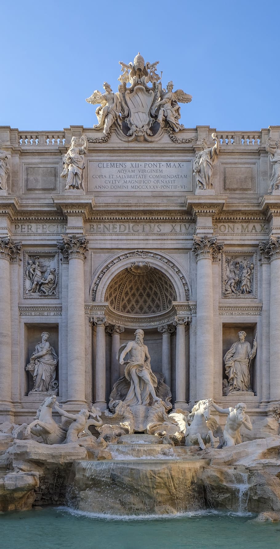trevi fountain, fountain, rome, art, sculpture, art and craft, representation, statue, architecture, human representation