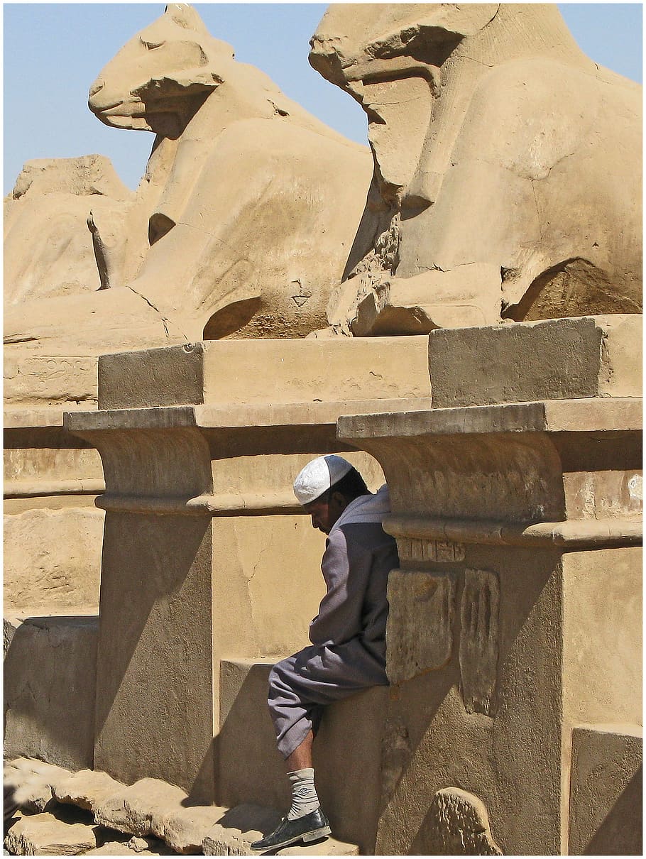 이집트, 카르 나크, 룩소르, 파라오, 늙은, 신전, 건물, 사원 단지, 카르 나크 신전, 무덤