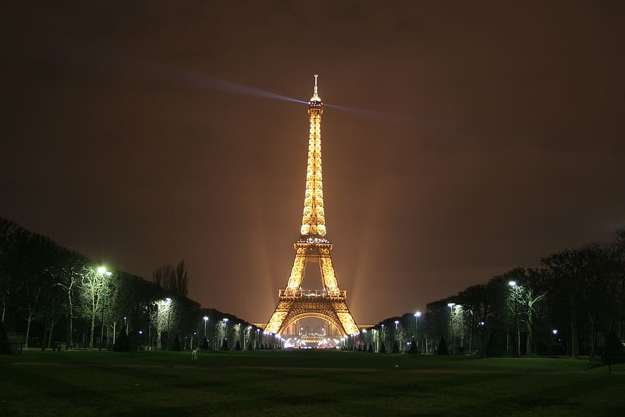 eiffel tower, paris, eiffel tower, paris, monument, night, lights, colorful, symbol, structure, cityscape