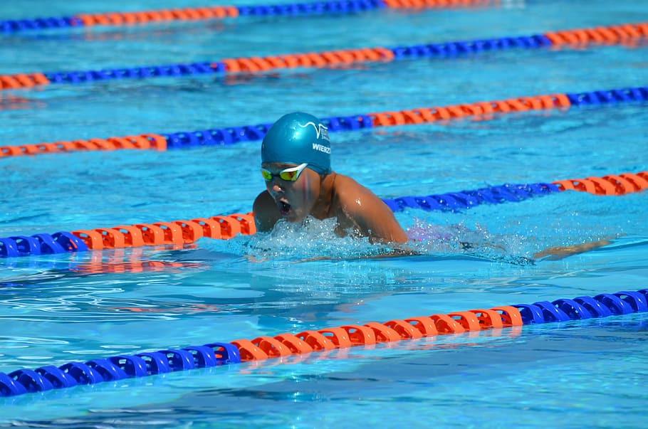 swimmer in pool, swimming, swimmer, diabetic, happy, activity, exercise, sport, swim, competition