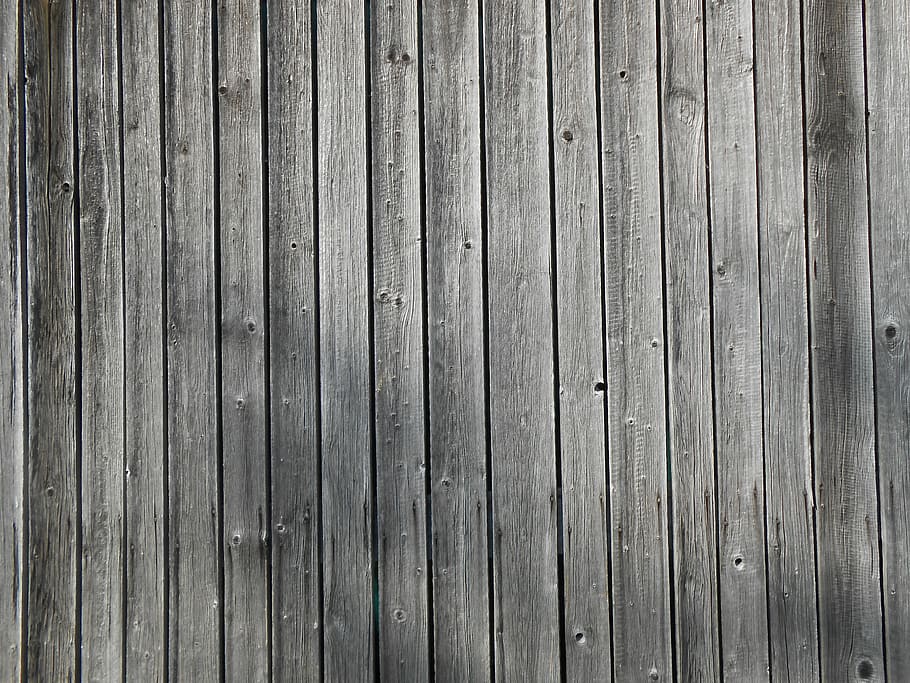 gray wooden fence, wooden wall, boards, wood, wall, wall boards, texture, weathered, grain, background