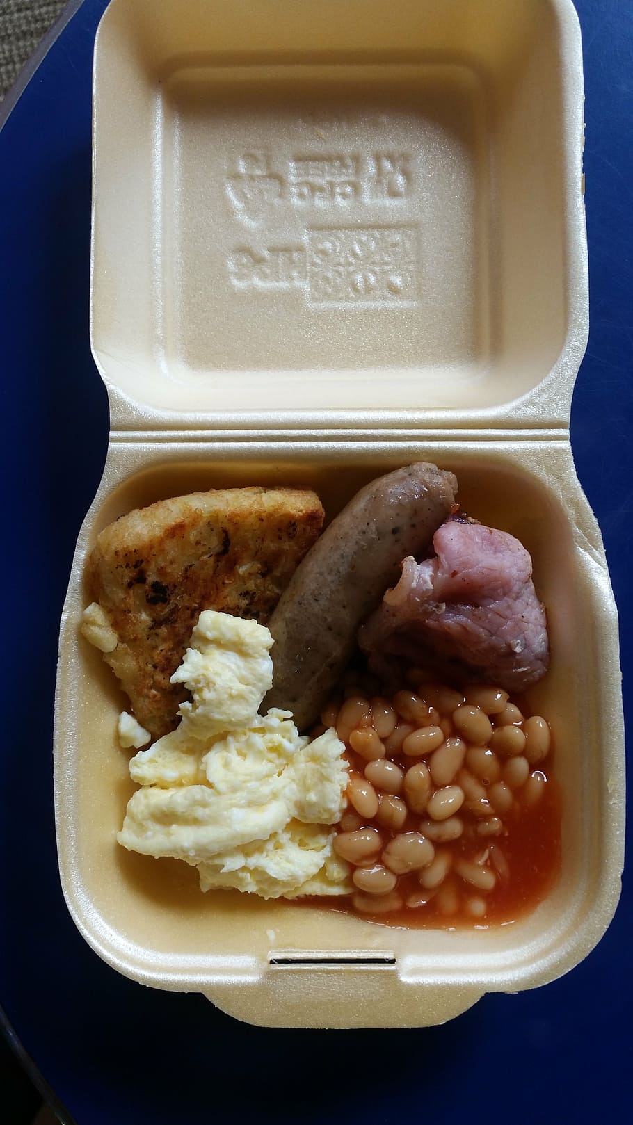 breakfast to go, breakfast, food, morning, eating, egg, beans, bacon, sausage, food and drink