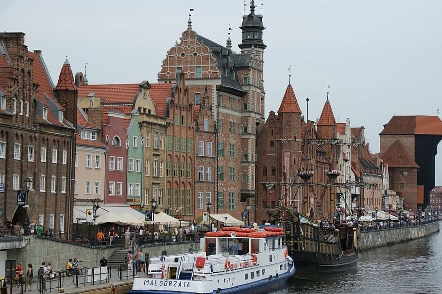 gdansk, danzig, poland, travel, city, old, building, town, polish, sightseeing