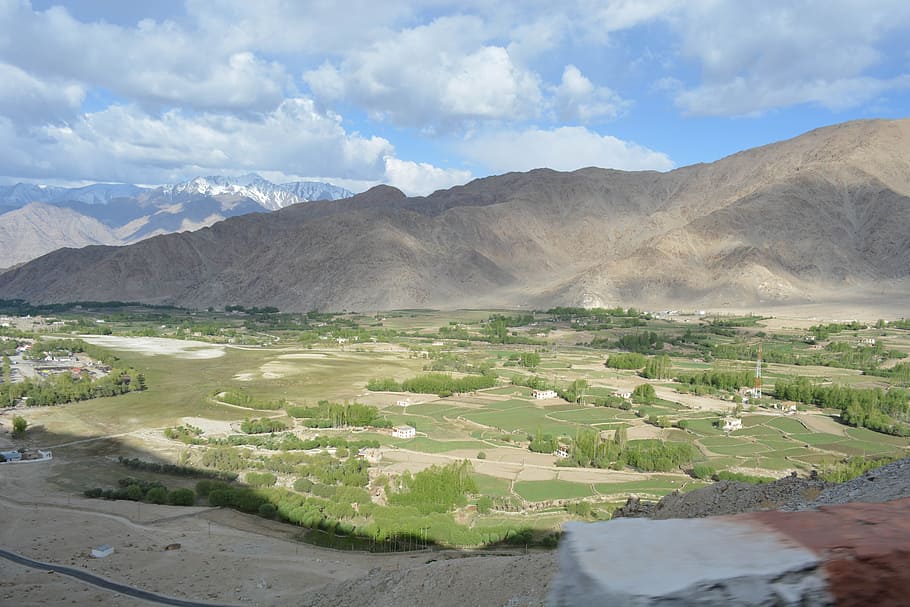 landscape, leh, ladakh, mountain, india, scenics - nature, cloud - sky, mountain range, sky, water