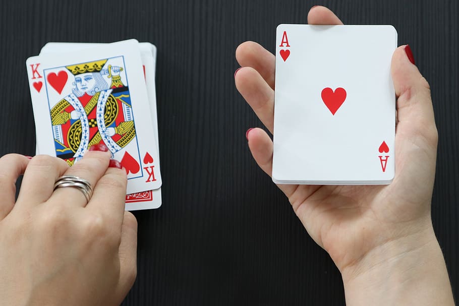 card game, ace, king, playing cards, poker, skat, play, gambling, casino, cross