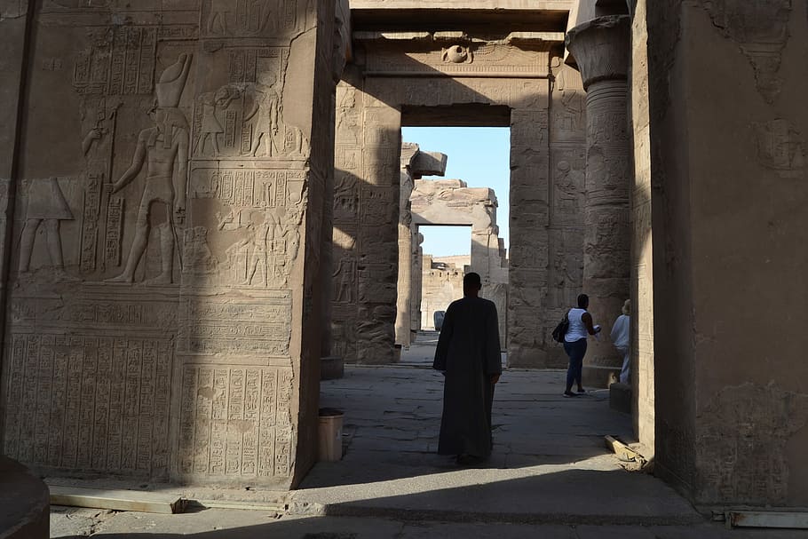 Edfu, Templo, África, Nilo, Desierto, dunas, temperatura, calor, soledad, montañas