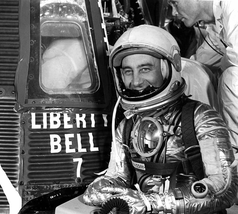 astronaut gus grissom, mitchell, indiana, U.S., astronaut, Gus Grissom, Mitchell, Indiana, gus grisson, public domain, spaceman