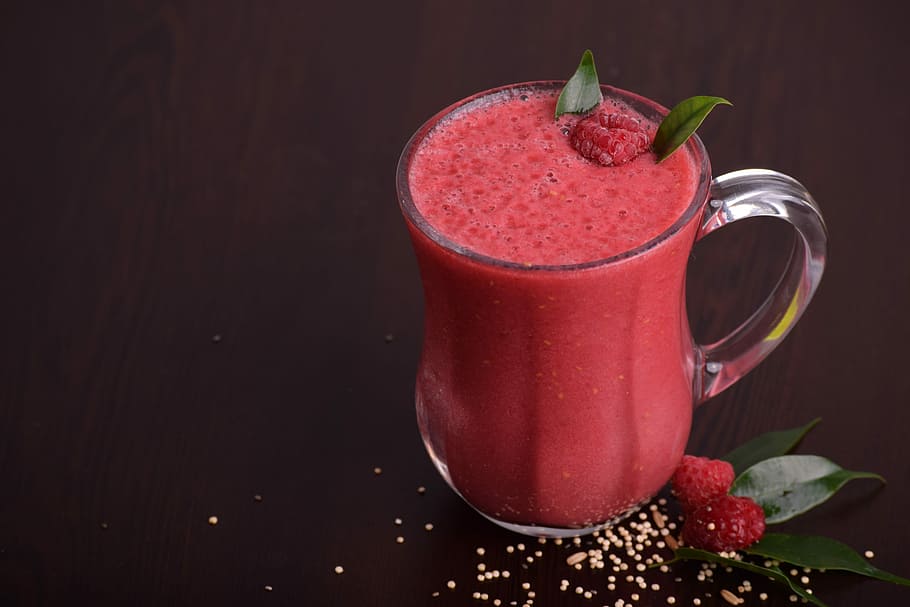 strawberry, shake, filled, glass cup, fruit, drink, food, healthy, glass, sweet