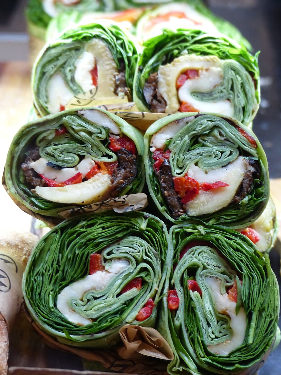 food wraps, delicious, meal, fresh, cuisine, vegetable, snack, hot, chili, spicy