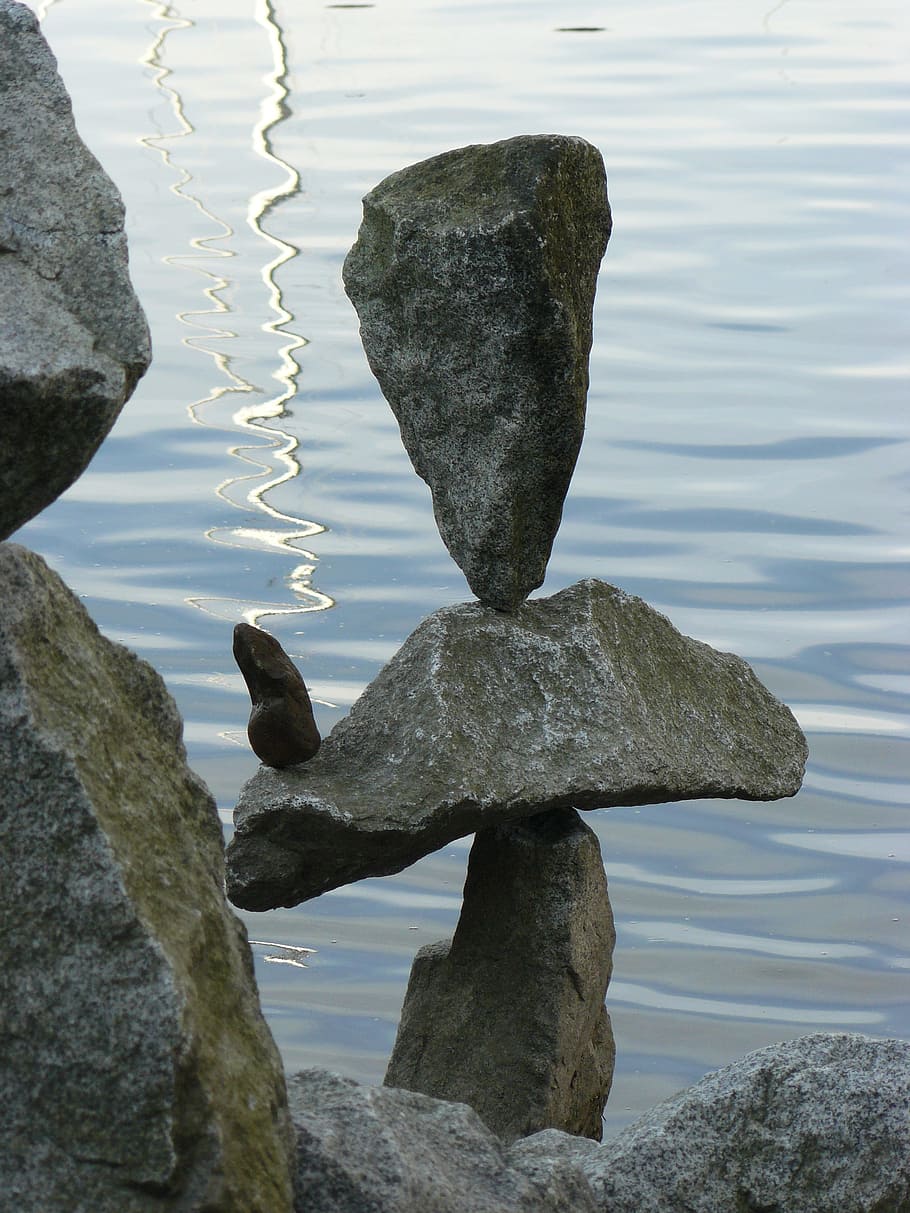 balance, rocks, harmony, natural, zen, stone, peace, peaceful, calm, tranquil