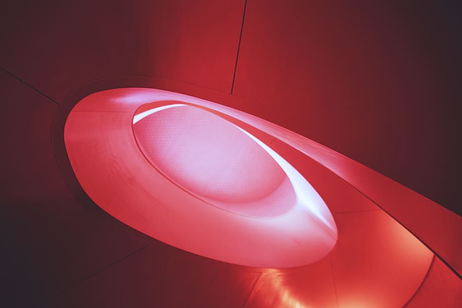 red, abstract, architectural, details, architecture, technology, computer Mouse, backgrounds, equipment, modern
