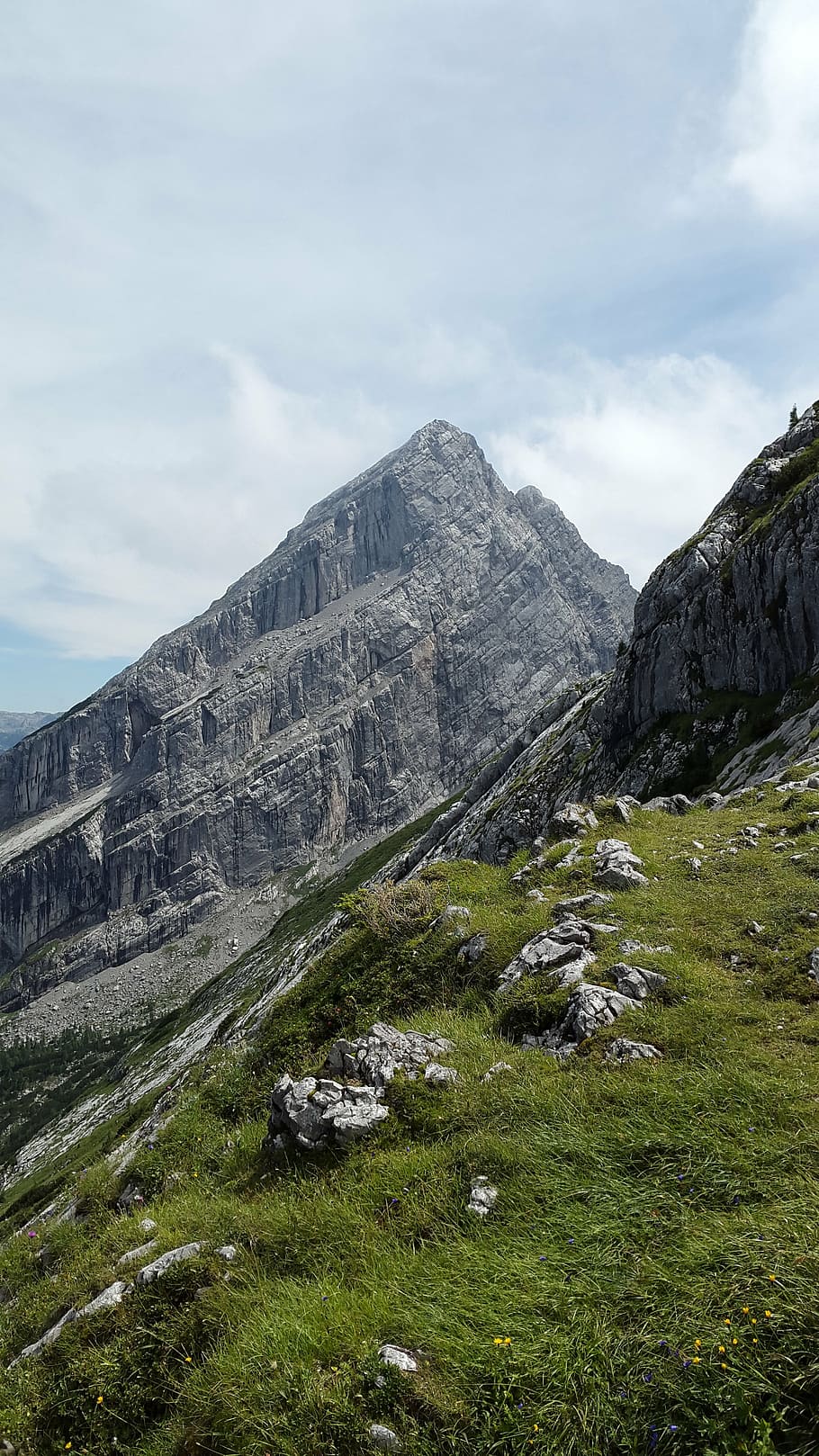 kleiner watzmann, cimeira, watzmannfrau, watzfrau, alpino, rocha, terra berchtesgadener, montanhas, cumes berchtesgaden, parque nacional berchtesgaden