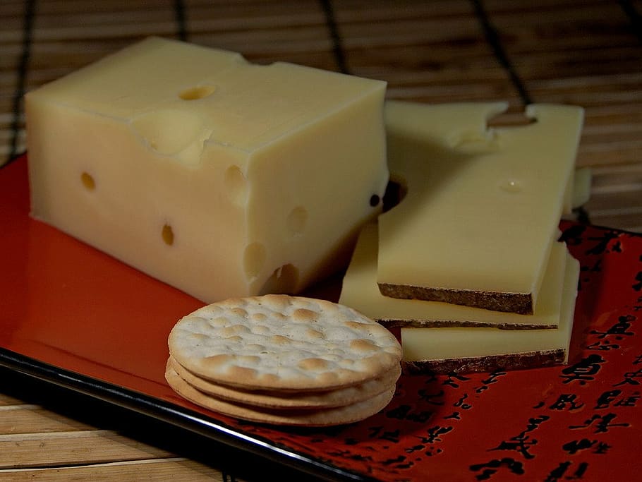 emmental cheese, milk product, food, ingredient, eat, snack, delicious, fat, albuminous, healthy
