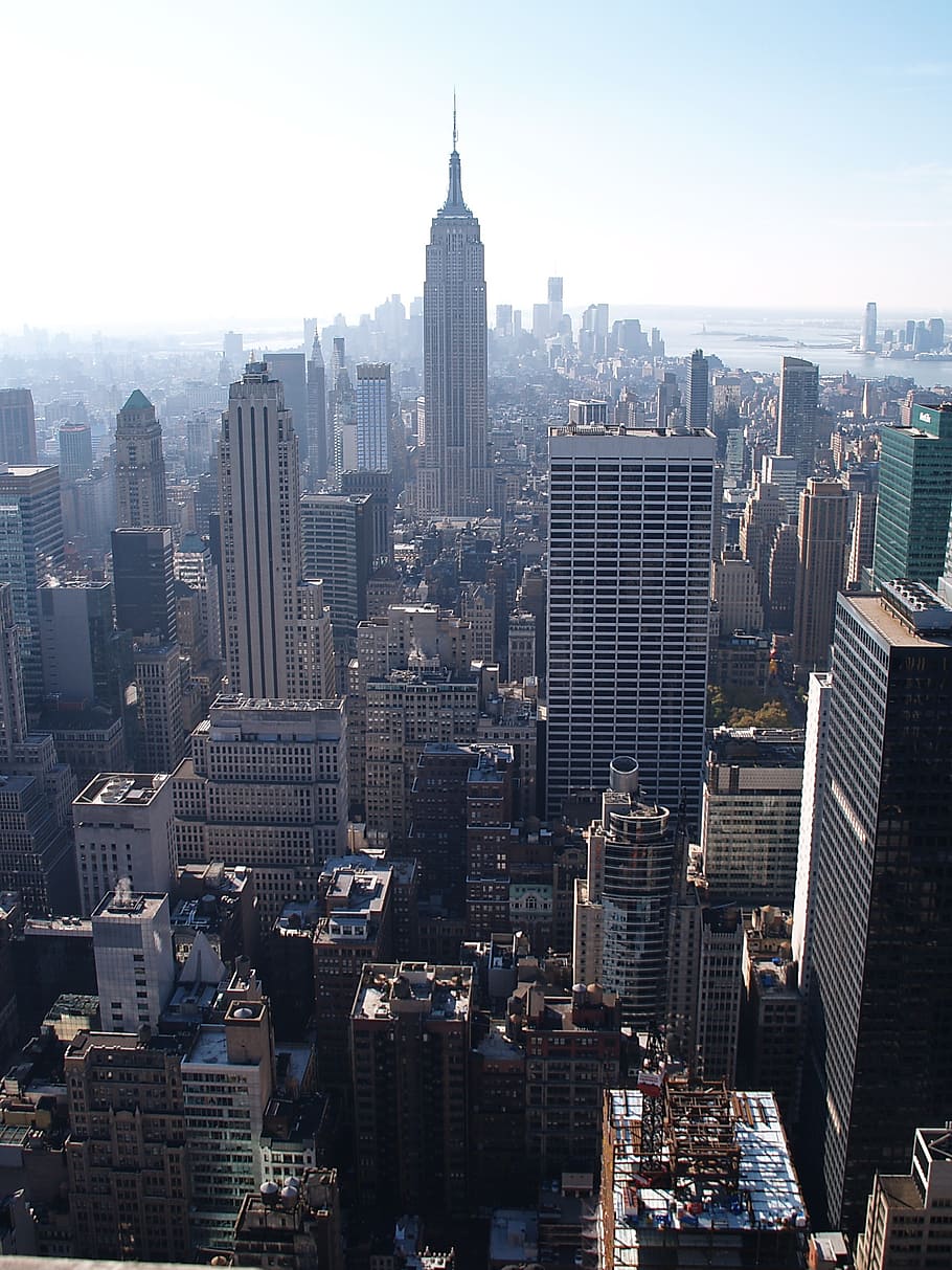new york, new york ny, skyscraper, building exterior, architecture, built structure, cityscape, building, city, office building exterior