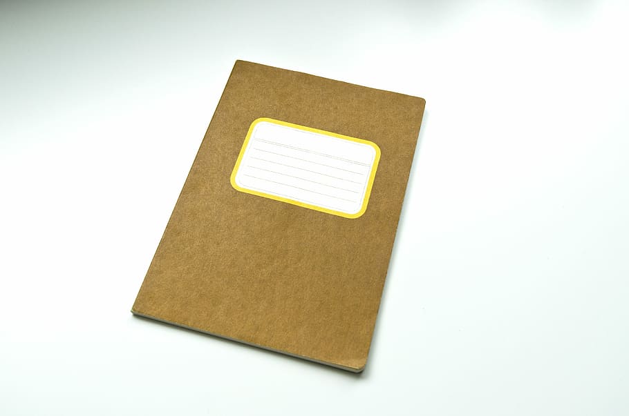 Caderno, Caderno de anotações, Nota, papel, educação, escola, em branco, modelo, capa, escrever