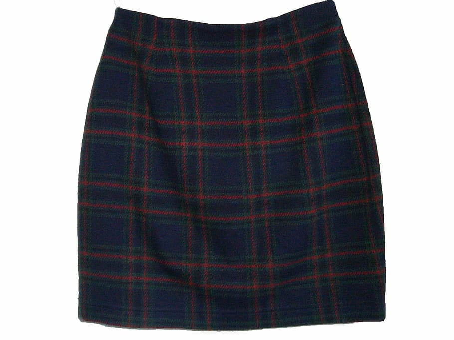 women, blue, red, skirt, skirts, tartan, pictures, rock, cut out, white background