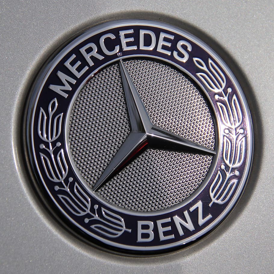 logotipo, estrela, mercedes benz, mercedes, benz, automático, veículo, automotivo, dianteira, prata