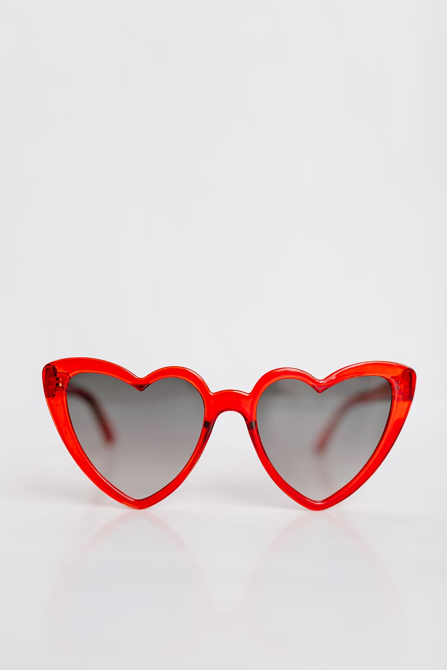 sunglasses, merah, kacamata, lucu, accesories, fashion, love, valentines, h...