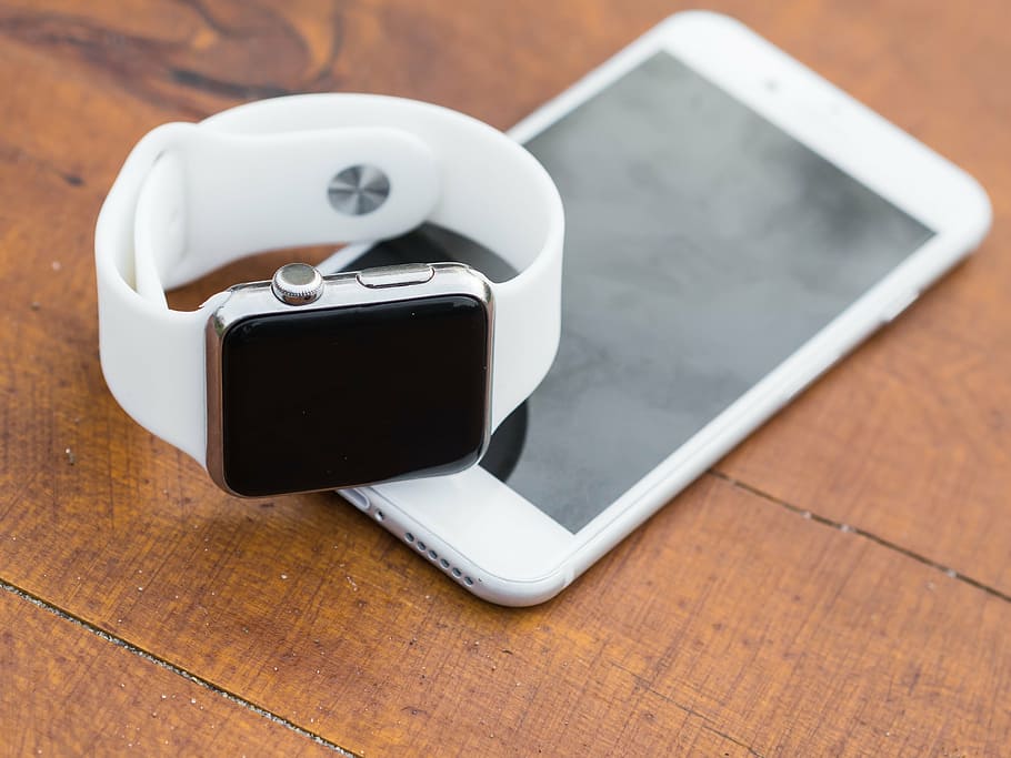 apple case aluminium perak, jam tangan, post-2017, post -2017 iphone, iphone, iwatch, smartphone, smartwatch, smart, layar