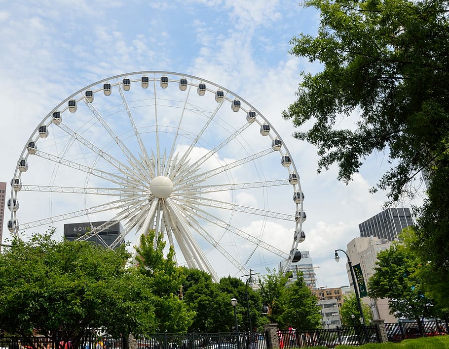 Skyview, Ferris Wheel, Atlanta, Georgia, skyview ferris wheel, atlanta, georgia, tourism, ride, architectural, urban