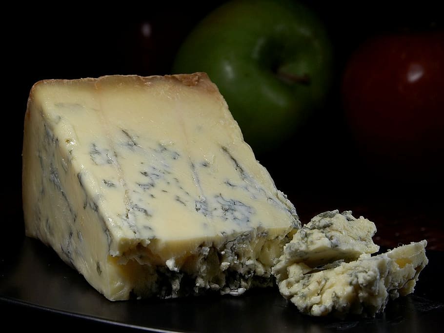 stilton blue cheese, cetakan biru, cetakan, cetakan mulia, keju, produk susu, makanan, bahan, makan, camilan