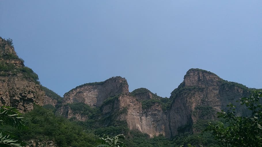 montaña, beijing, árbol, roca, cielo, roca - objeto, naturaleza, paisajes - naturaleza, sólido, belleza en la naturaleza