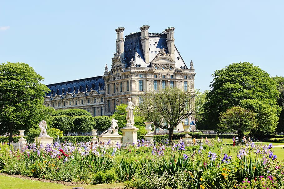 paris, france, monument, sculpture, landmark, sky, palais royale, architecture, destinations, tourism